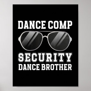Affiche Sécurité Comp Danse Frère D'un Danseur Brot