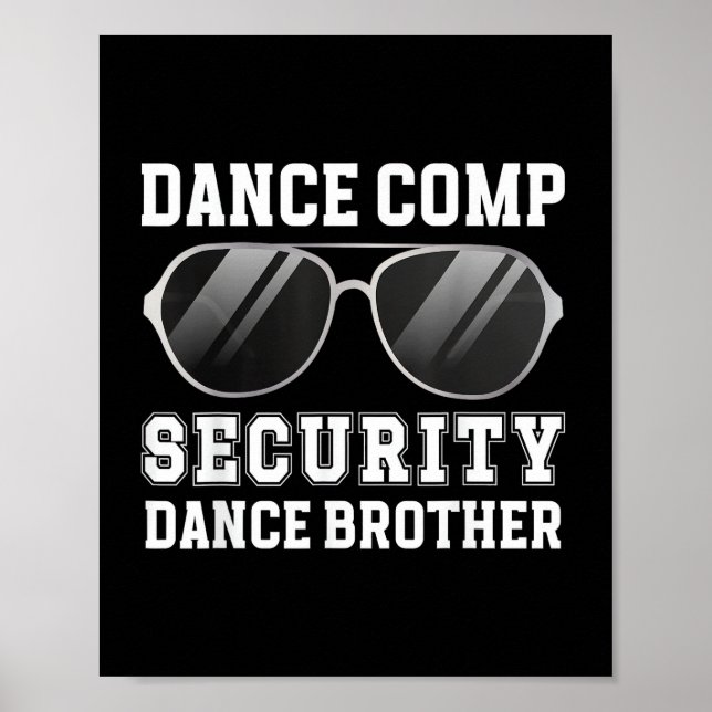 Affiche Sécurité Comp Danse Frère D'un Danseur Brot (Devant)