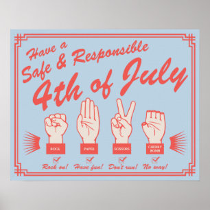 Affiche Sécurité de feu d'artifice