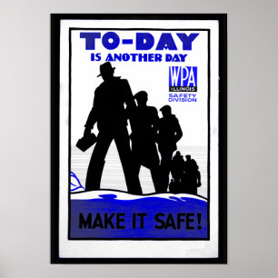 Affiche Sécurité du lieu de travail