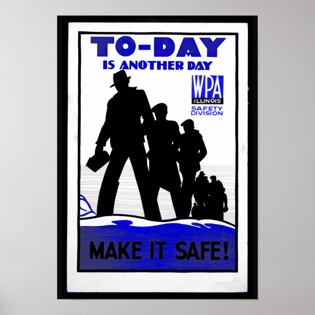 Affiche Sécurité du lieu de travail (Devant)