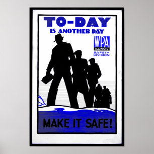 Affiche Sécurité en milieu de travail