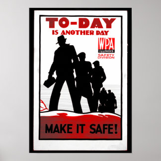 Affiche Sécurité sur le lieu de travail