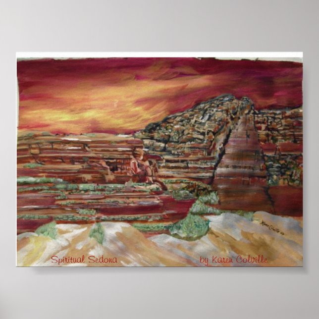 Affiche Sedona spirituelle (Devant)