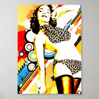 Affiche Séduction Nostalgique - Polka Dottie