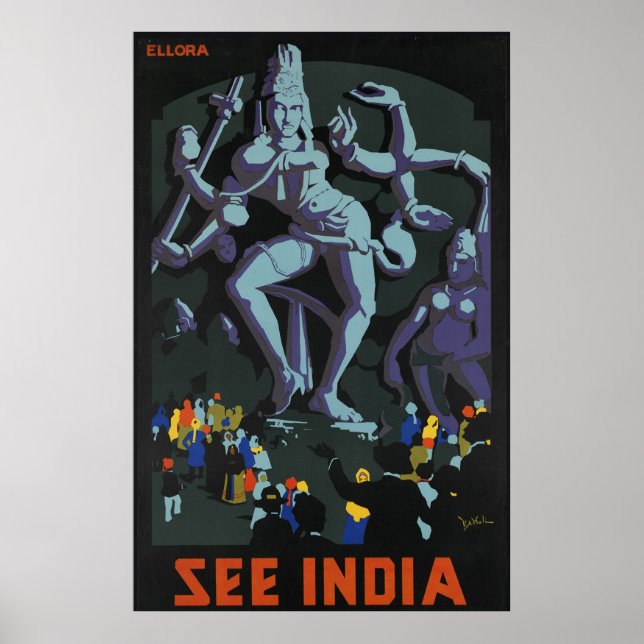Affiche See India Ellora (Devant)
