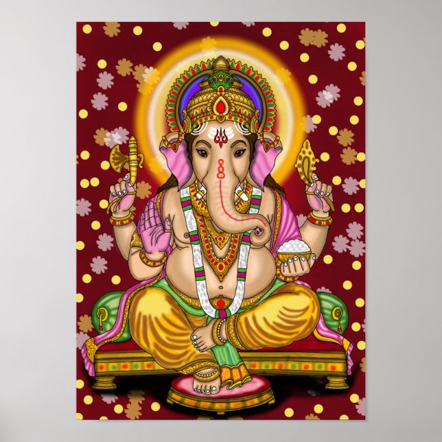 Affiche Seigneur Ganesha  (Devant)