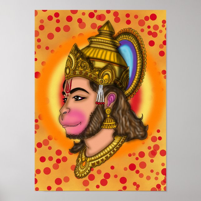 Affiche Seigneur Hanuman  (Devant)