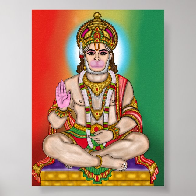 Affiche Seigneur Hanuman  (Devant)