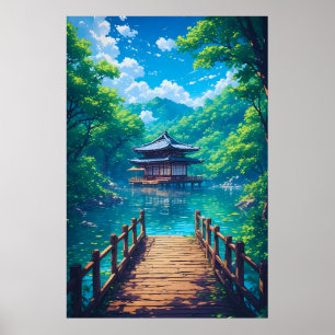 Affiche (Seijaku no Kohan) - Sérénité au bord du lac