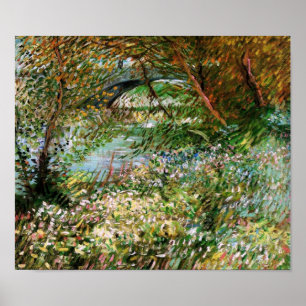 Affiche Seine, Pont de Clichy au printemps, Van Gogh