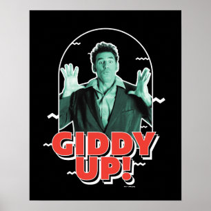 Affiche Seinfeld Kramer - Giddy Up!