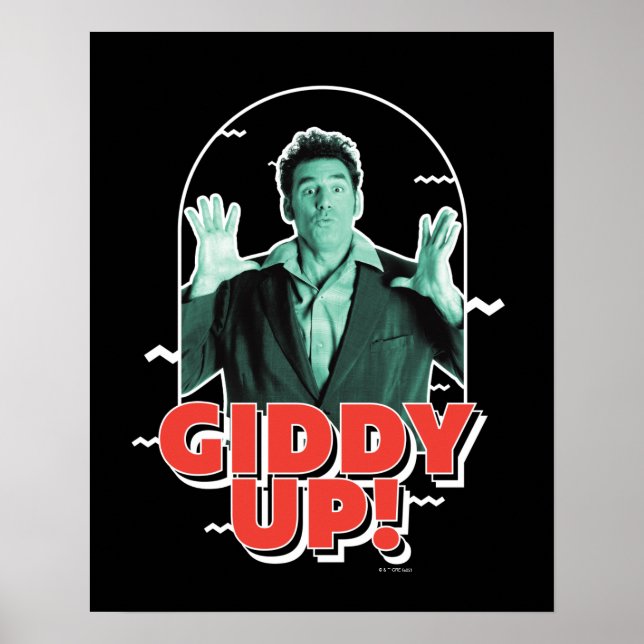 Affiche Seinfeld | Kramer - Giddy Up! (Devant)