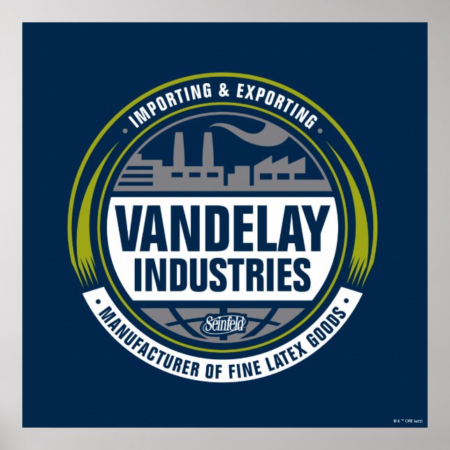Affiche Seinfeld | Logo de Vandelay Industries (Devant)
