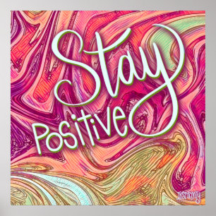 Affiche Séjour en classe Inspiritisme positif Moderne tend