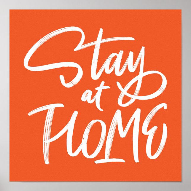 Affiche Séjournez à la maison (Devant)