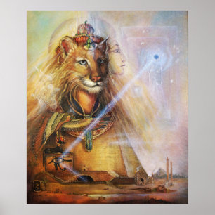 Affiche SEKHMET - La déesse du lion égyptien