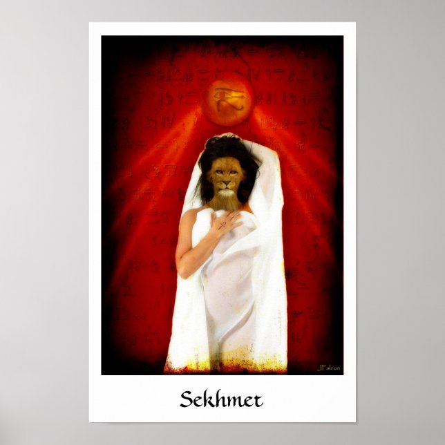 Affiche Sekhmet, Lady of the Red Linens (Devant)