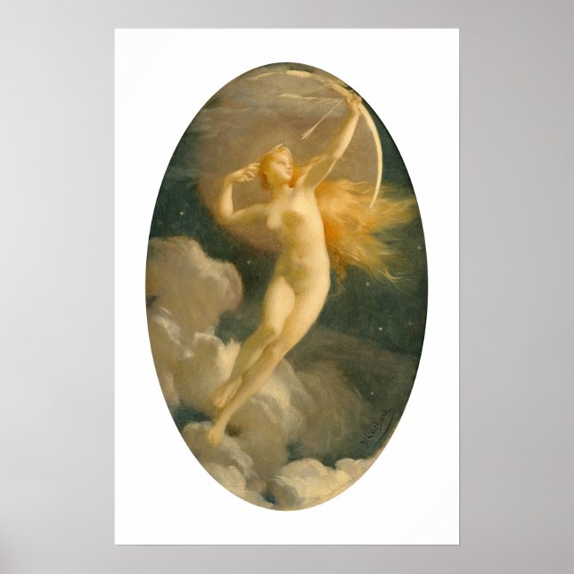 Affiche Selene, déesse de la Lune | Jules Machard (Devant)