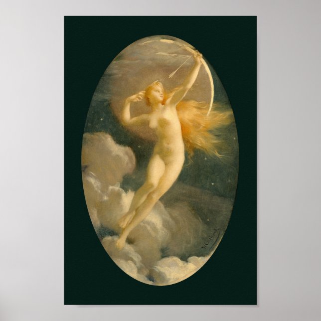 Affiche Selene, déesse de la lune | Jules Machard (Devant)
