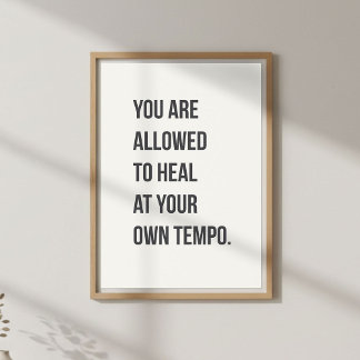 Affiche Self Care Quote. Mindful Living