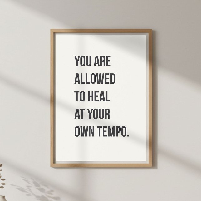 Affiche Self Care Quote. Mindful Living (Créateur téléchargé)