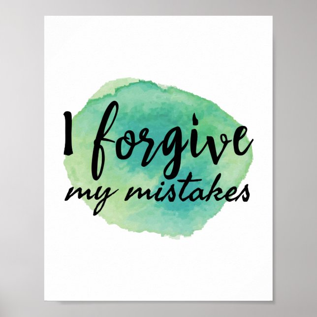 Affiche self love inspirational words for  self care (Devant)