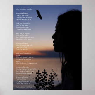 Affiche Self Love Poetry Art Print