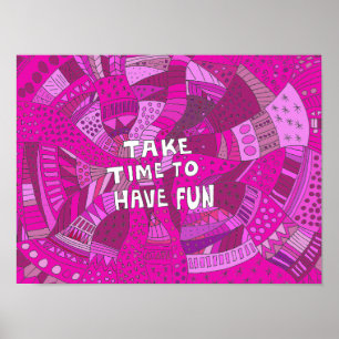 Affiche Self Love santé mentale cerise bien-être