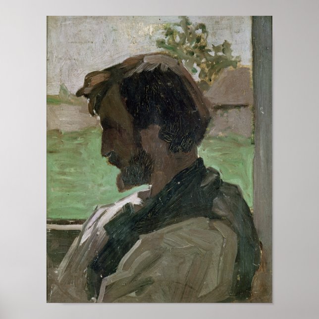 Affiche Self Portrait at Saint-Saveur, 1868 (Devant)