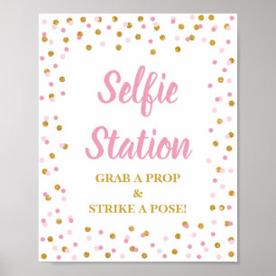 Affiche Selfie Station Attraper une attaque de la prothèse