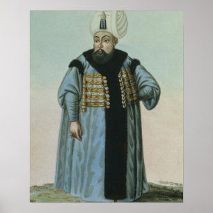 Affiche Selim II (1524-74) called 'Sari', the Blonde or th