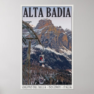 Affiche Sella Ronda - Alta Badia Gondola
