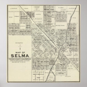 Affiche Selma, Californie