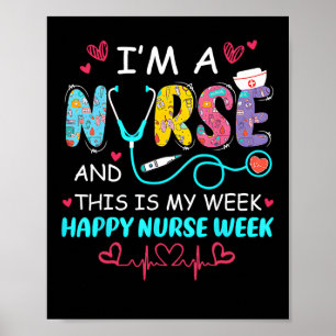 Affiche Semaine d'appréciation des infirmières - Joyeuses