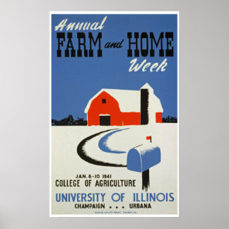 Affiche Semaine de la ferme et de la maison