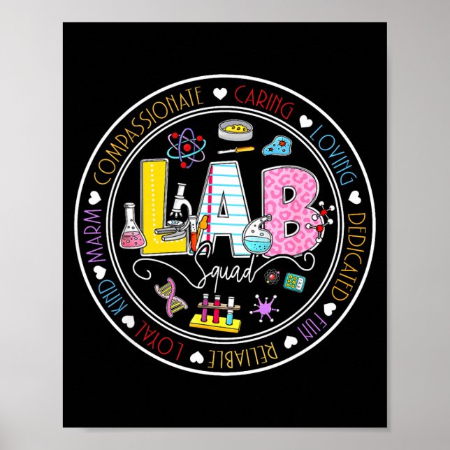 Affiche Semaine de laboratoire 2026 Équipe Technicien de l (Devant)