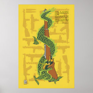 Affiche Semaine de l'affiche de l'OSPAAAL de solidarité av