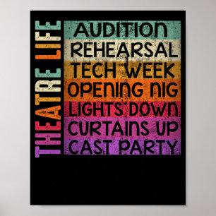 Affiche Semaine de l'audition de Theatre Life