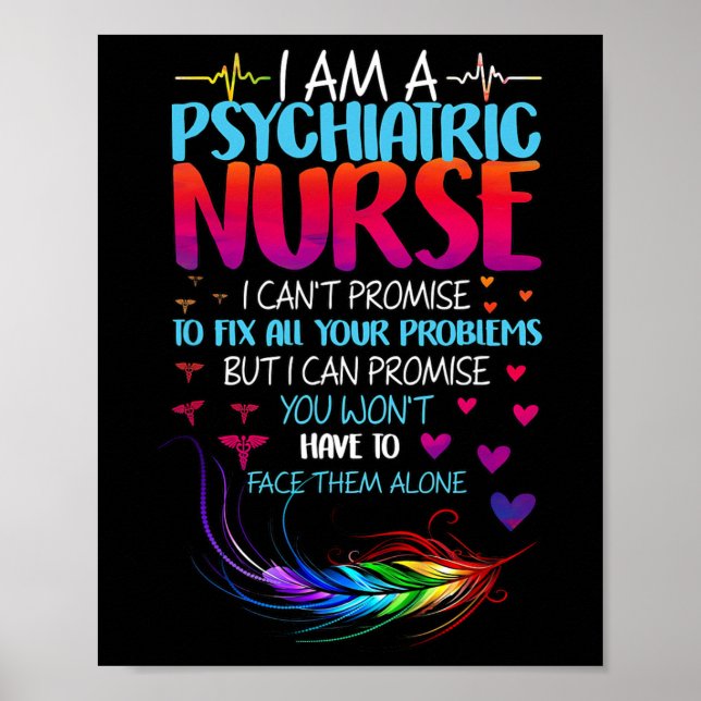 Affiche Semaine de l'infirmière en psychiatrie Infirmière  (Devant)