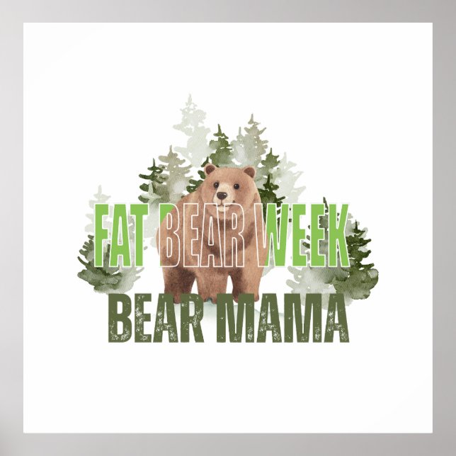 Affiche Semaine de l'ours gras (Devant)