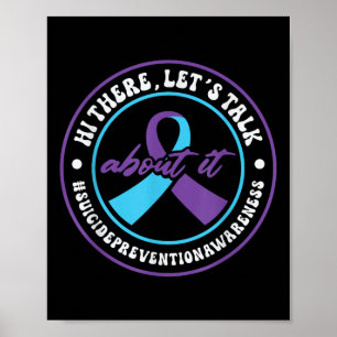 Affiche Semaine de prévention du suicide 988 pour le souti