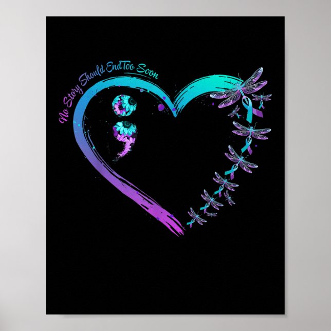 Affiche Semaine de prévention du suicide Dragonfly Heart R (Devant)