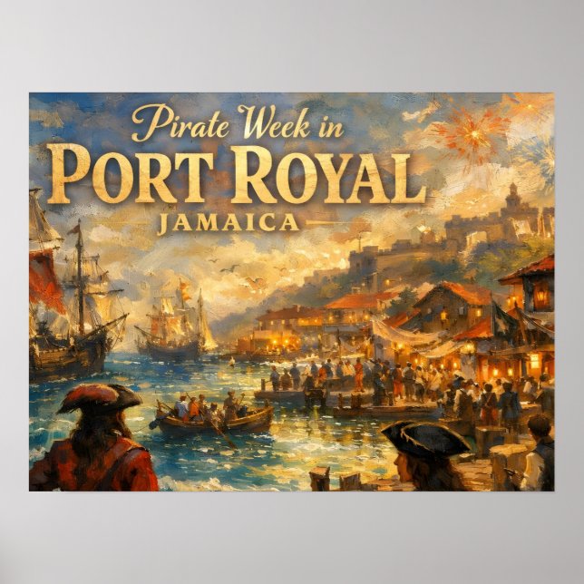 Affiche Semaine des pirates à Port Royal (Devant)