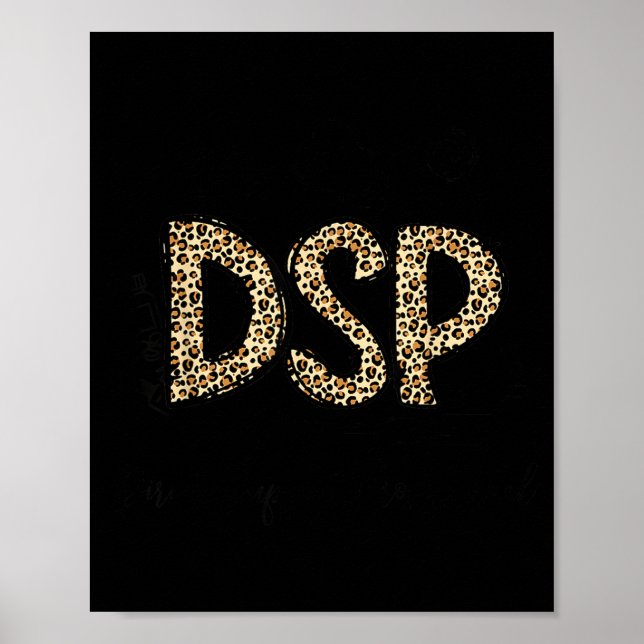 Affiche Semaine drôle de léopard dsp professionnel de sout (Devant)
