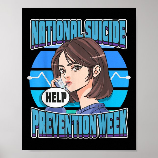 Affiche Semaine nationale de prévention du suicide Soutien (Devant)