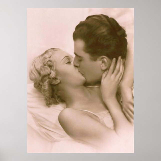 Affiche S'embrasser en rose (Devant)