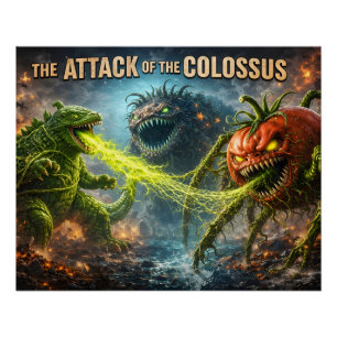 Affiche semi-brillante Mutant veggie