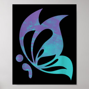 Affiche Semicolon Butterfly Mental Suicide Prevention Awar