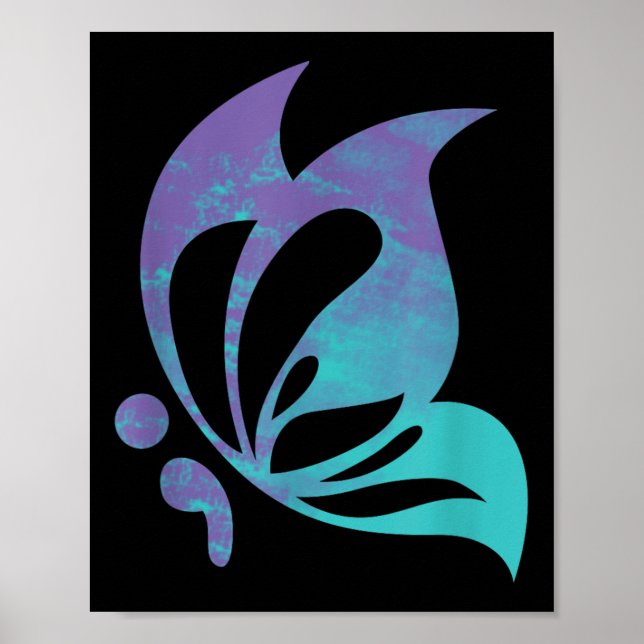 Affiche Semicolon Butterfly Mental Suicide Prevention Awar (Devant)